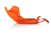 Acerbis Polypropylene Chassis Belly Skid Plate Orange White