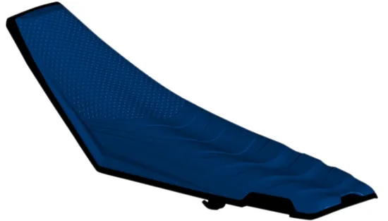 Acerbis Single Piece X-Seat Air Blue Black Washable