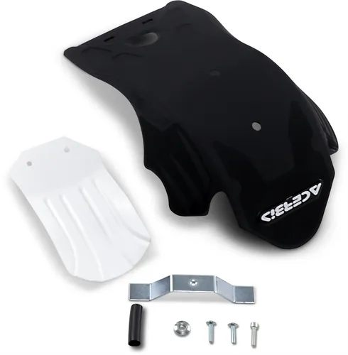Acerbis Polypropylene Chassis Belly Skid Plate Black White
