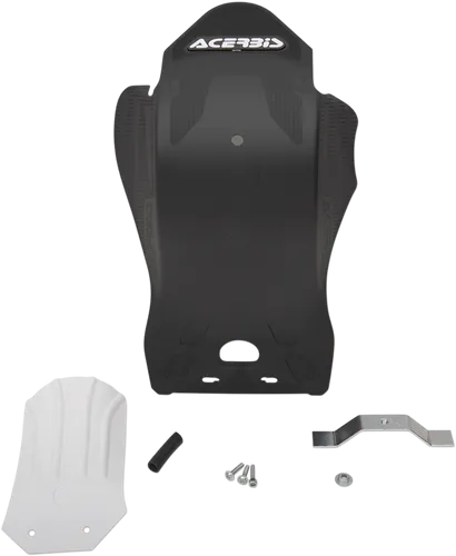 Acerbis Polypropylene Chassis Belly Skid Plate Black White