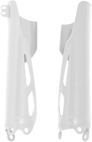 Acerbis White Lower Fork Cover Protector Guard Set