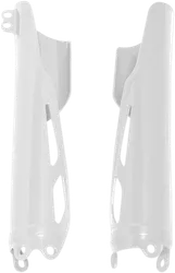 Acerbis White Lower Fork Cover Protector Guard Set