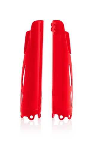 Acerbis Red Lower Fork Cover Protector Guard Set