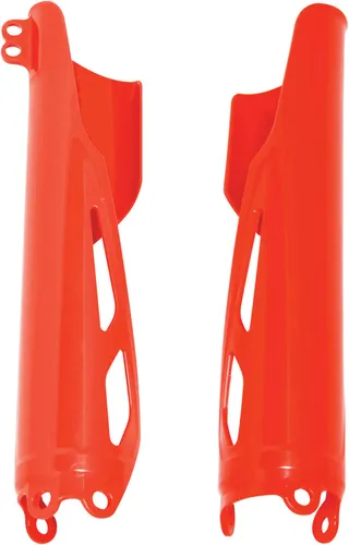 Acerbis Red Lower Fork Cover Protector Guard Set