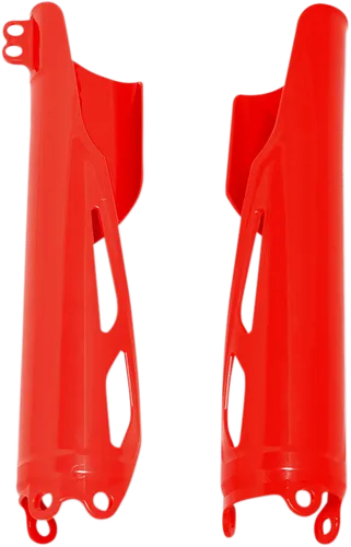 Acerbis Red Lower Fork Cover Protector Guard Set