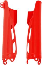 Acerbis Red Lower Fork Cover Protector Guard Set