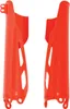 Acerbis Red Lower Fork Cover Protector Guard Set