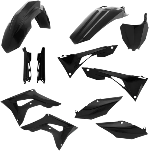 Acerbis Complete Plastic Fender Body Kit Black