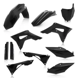 Acerbis Complete Plastic Fender Body Kit Black