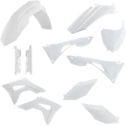 Acerbis Complete Plastic Fender Body Kit White