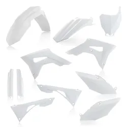 Acerbis Complete Plastic Fender Body Kit White