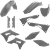 Acerbis Complete Plastic Fender Body Kit Grey