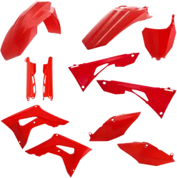 Acerbis Complete Plastic Fender Body Kit Red