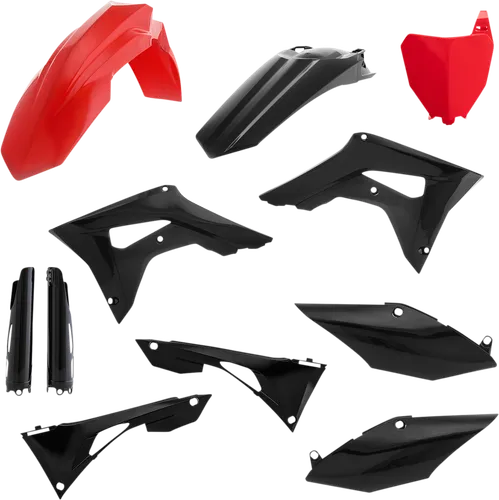 Acerbis Full Plastic Fender Body Kit Red Black 1