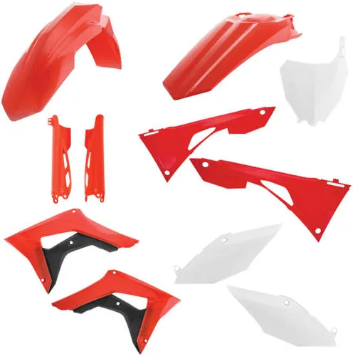 Acerbis Complete Plastic Fender Body Kit Red/White