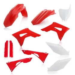 Acerbis Complete Plastic Fender Body Kit Red/White