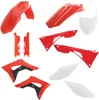 Acerbis Complete Plastic Fender Body Kit Red/White