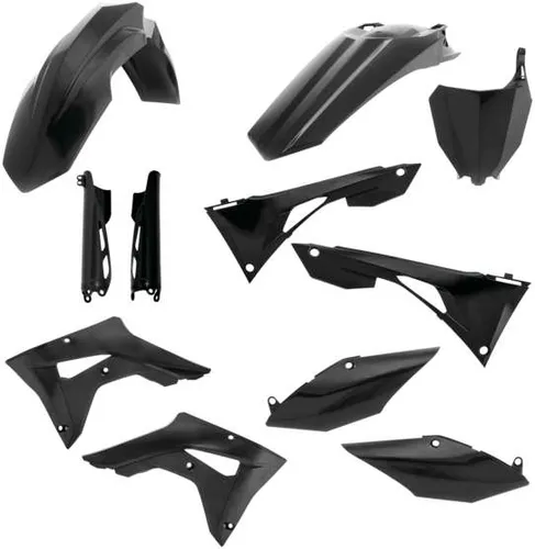 Acerbis Complete Plastic Fender Body Kit Black