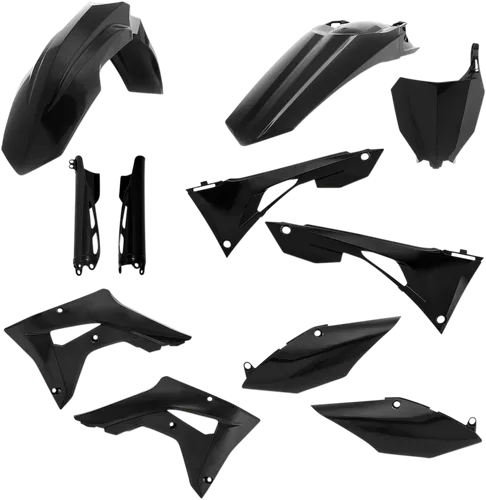 Acerbis Complete Plastic Fender Body Kit Black