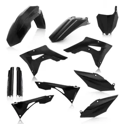Acerbis Complete Plastic Fender Body Kit Black