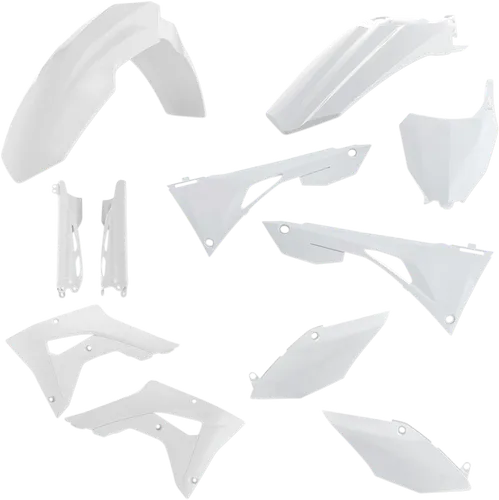 Acerbis Complete Plastic Fender Body Kit White