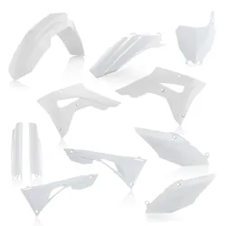 Acerbis Complete Plastic Fender Body Kit White