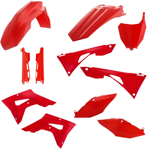 Acerbis Complete Plastic Fender Body Kit Red