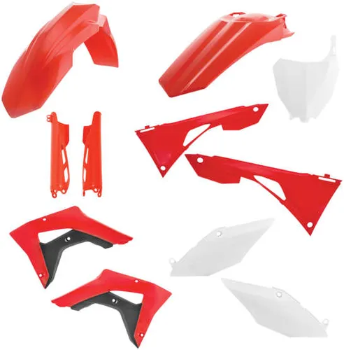 Acerbis Complete Plastic Fender Body Kit OE Red/White