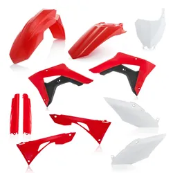 Acerbis Complete Plastic Fender Body Kit OE Red/White