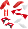 Acerbis Complete Plastic Fender Body Kit OE Red/White
