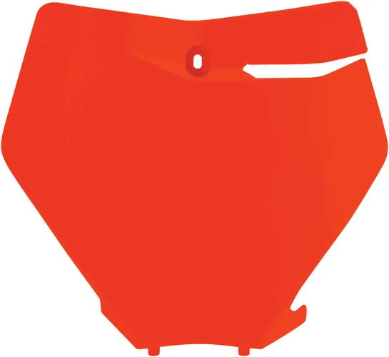 Acerbis Orange Front Number Plate