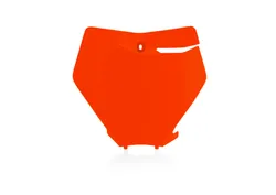Acerbis Orange Front Number Plate