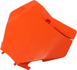 Acerbis Orange Front Number Plate