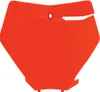 Acerbis Orange Front Number Plate