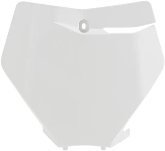 Acerbis White 2 Front Number Plate