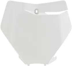 Acerbis White 2 Front Number Plate