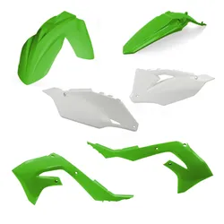 Acerbis Plastic Fender Body Kit Green White