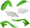 Acerbis Plastic Fender Body Kit Green White