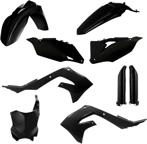 Acerbis Complete Plastic Fender Body Kit Black