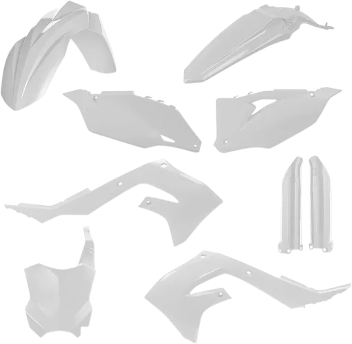 Acerbis Complete Plastic Fender Body Kit White