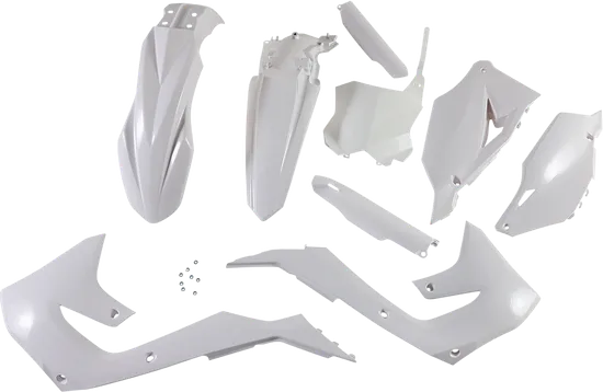 Acerbis Complete Plastic Fender Body Kit White