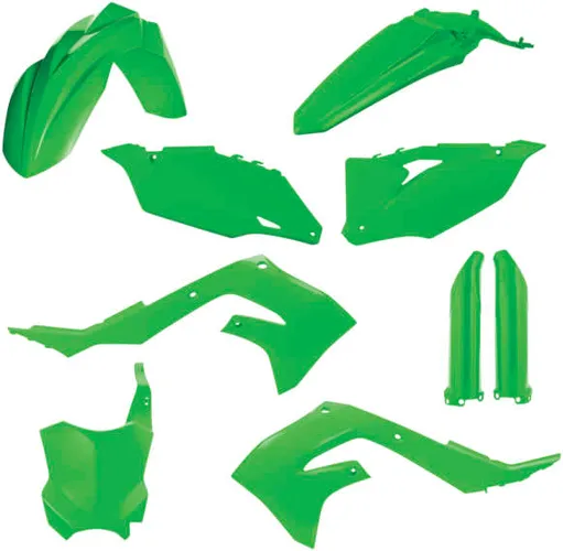Acerbis Complete Plastic Fender Body Kit Green