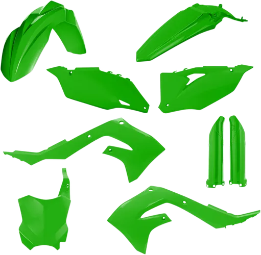 Acerbis Complete Plastic Fender Body Kit Green