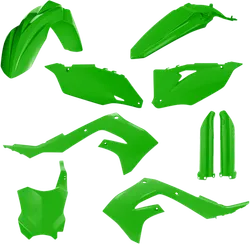 Acerbis Complete Plastic Fender Body Kit Green