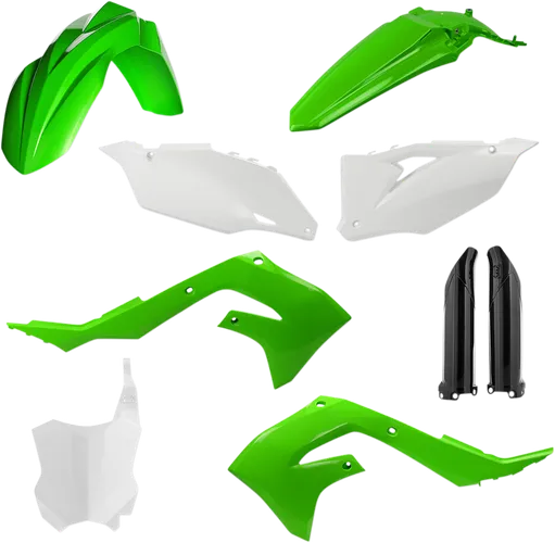 Acerbis Plastic Fender Body Kit 19 OE Green/White/Black