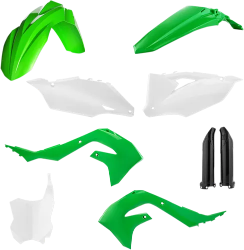 Acerbis Plastic Fender Body Kit 20 OE Green/White/Black