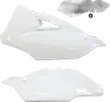 Acerbis Side Panel Number Plates White
