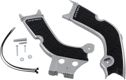 ACERBIS X Grip Frame Guards Silver Black