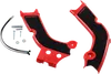 ACERBIS X Grip Frame Guards Black Red