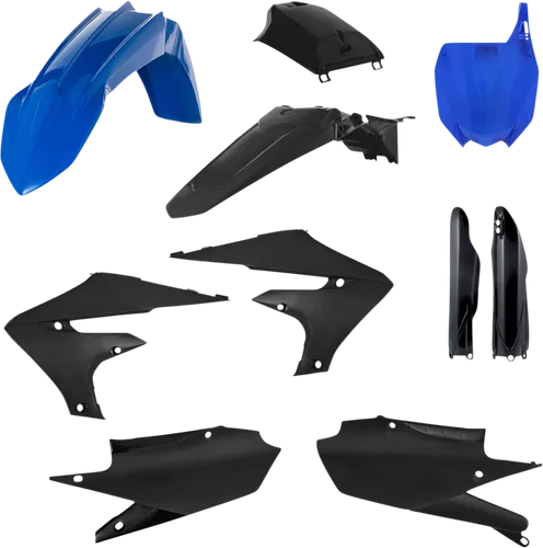 Acerbis Full Plastic Fender Body Kit Blue Black 1